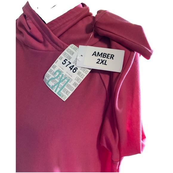 Lularoe 🌸Amber🌸 Lightweight Hoodie - SZ 2XL - Picture 9 of 11